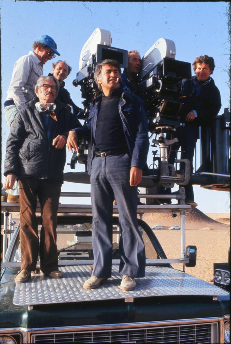 “We’ve had to resubmit the film in almost every country and put it through the censorship process all over again,” Akkad said. Pictured: Mustapha Akkad on set