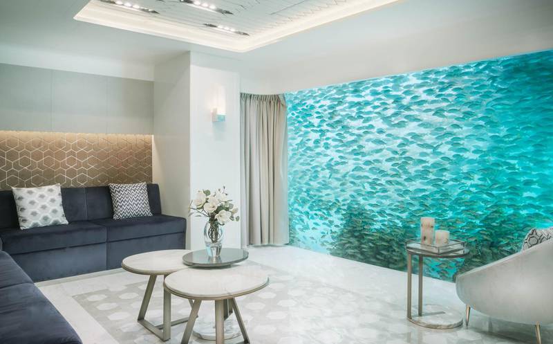 Watch the underwater world go by from the living room. Courtesy The Heart of Europe