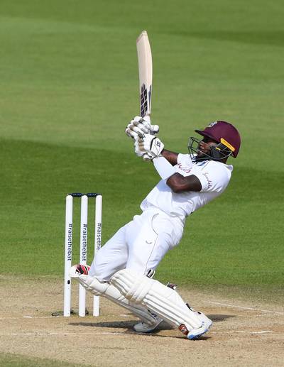 West Indies batsman Jermaine Blackwood. Getty