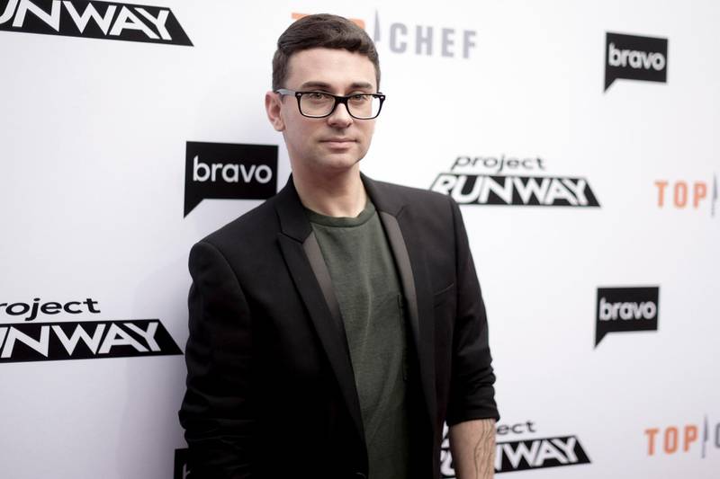 FILE - In this April 16, 2019 file photo, Christian Siriano attends Top Chef and Project Runway 'A Night of Food and Fashion' at Vibiana in Los Angeles.   Siriano in a tweet vowed to make masks, asking his sewing team to pump them out to help medical responders. The tweet got Gov. Andrew Cuomo's attention, who thanked the "Project Runway" star and got in touch with his team.(Photo by Richard Shotwell/Invision/AP, File)