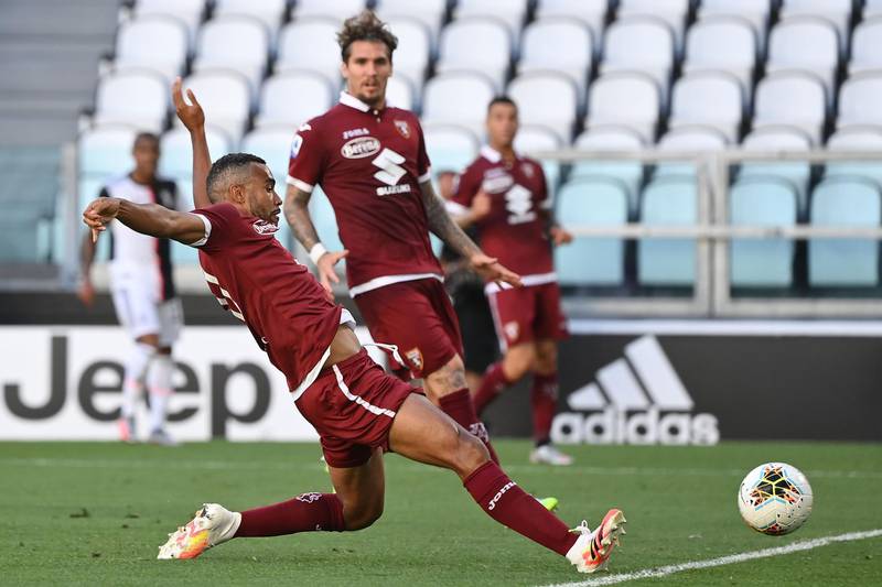 Torino defender Koffi Djidji scores an own goal. AFP