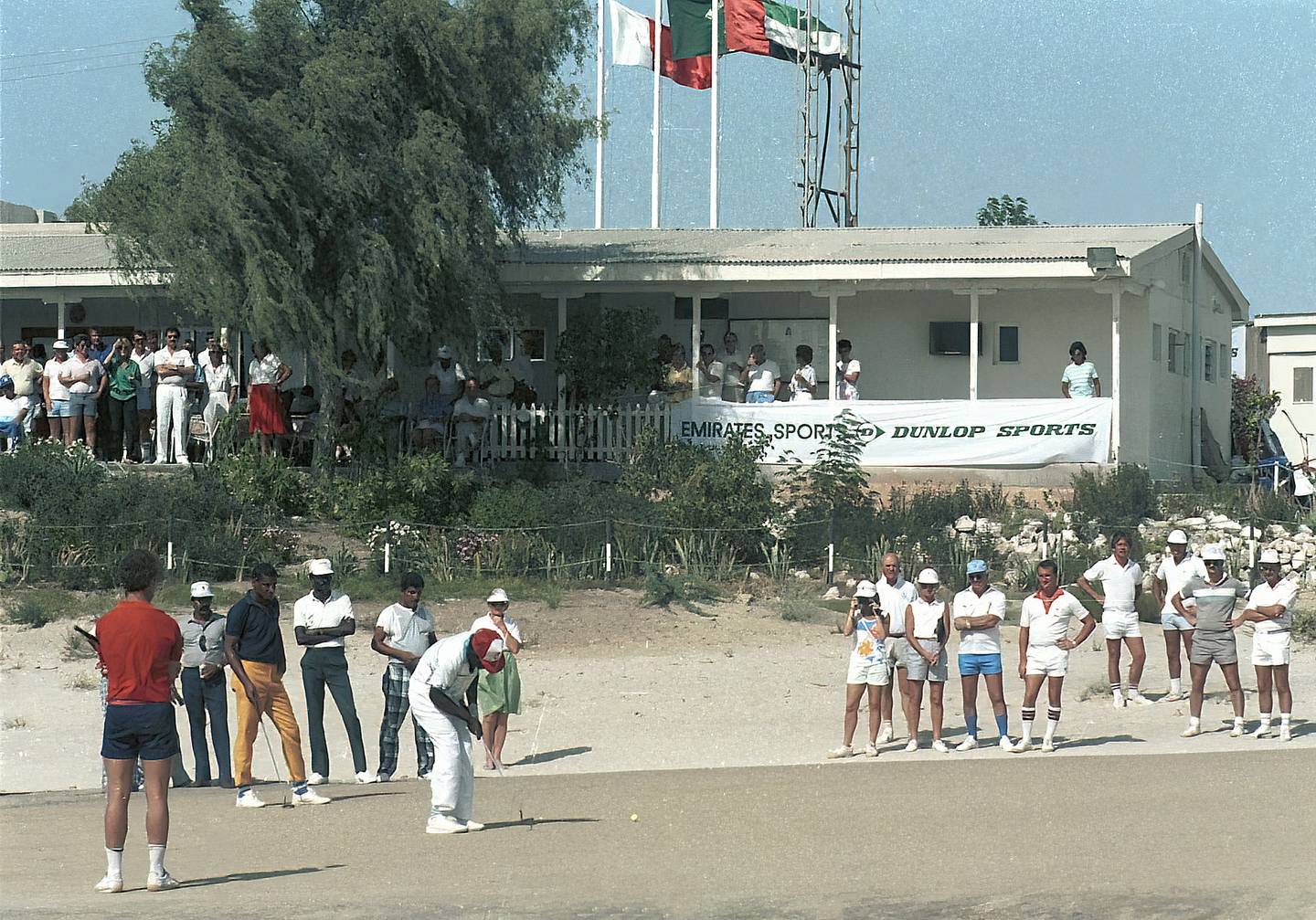 Before the opening of the Emirate's Golf Club in 1988, the Dubai Country Club was Dubai's leading golfing destination. Photo: Dubai As It Used To Be