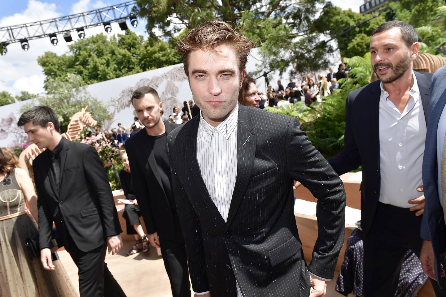 Robert Pattinson attends the Christian Dior autumn/winter 2017-2018 show during Paris Fashion Week on July 3, 2017 in Paris. Getty Images 