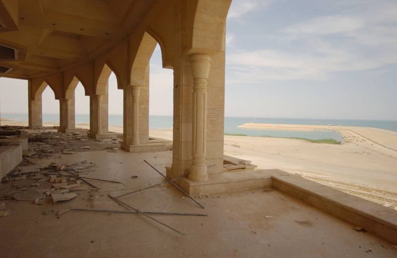 This restaurant, which was built for Saddam Hussein's regime VIPs, looks out over Lake Tharthar. Getty Images