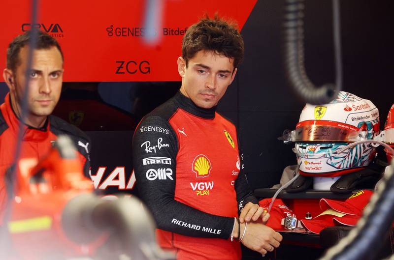Ferrari's Charles Leclerc. Reuters