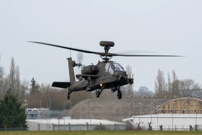 The new Apache can detect targets up to a range of 16 kilometres.