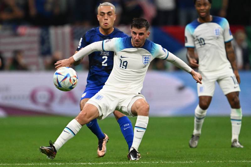 Mason Mount 5: Poor in the first half as USA dominated in the middle, but had the best effort of a poor first half from England. England’s midfield looked tired. AFP