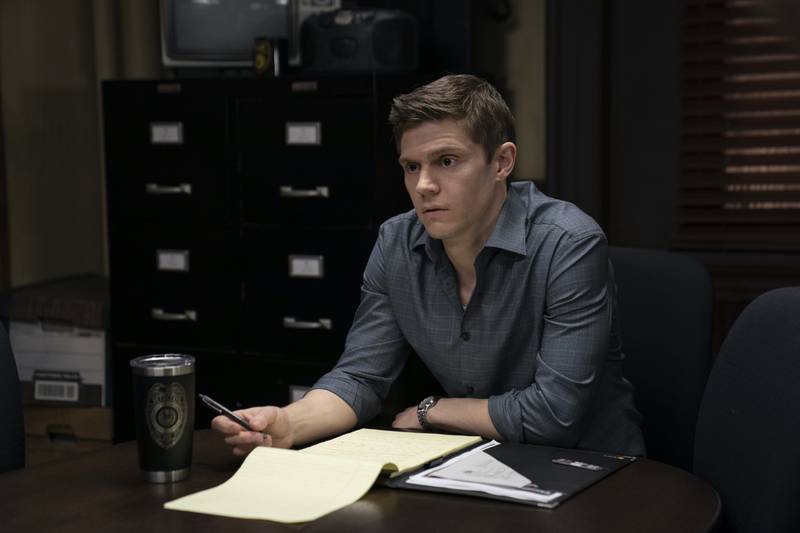 Evan Peters in 'Mare of Easttown'. Peters was nominated for Outstanding Supporting Actor in a Limited Series or Movie. HBO via AP