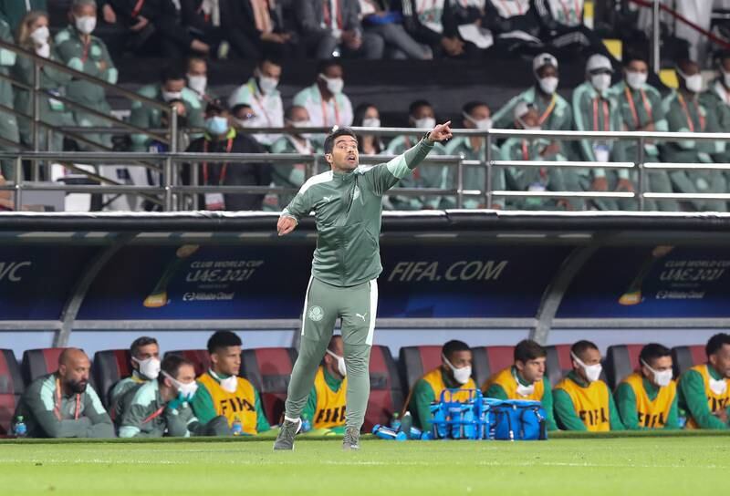 Palmeiras manager Abel Ferreira.