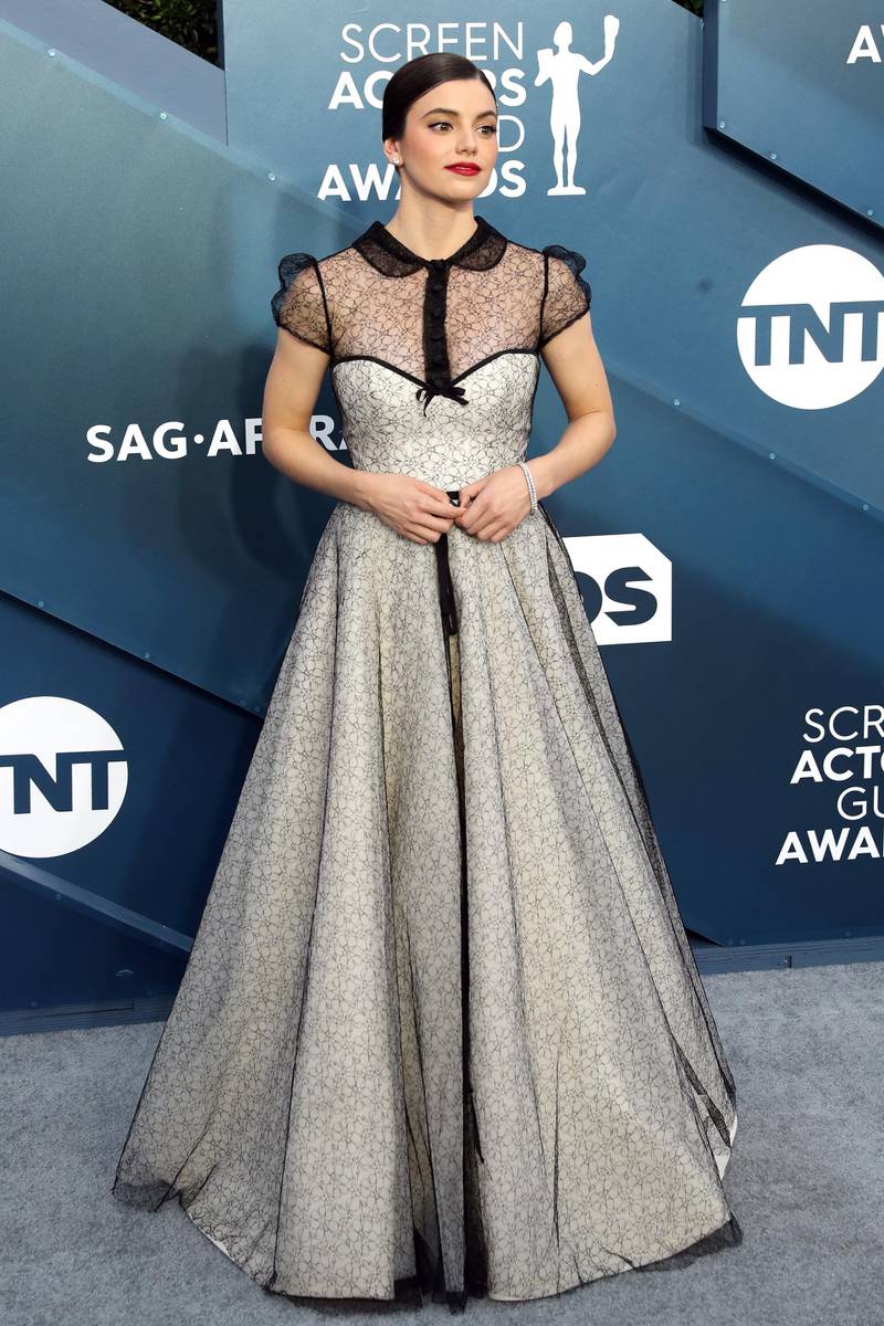Francesca Reale at the 26th Annual Screen Actors Guild Awards at The Shrine Auditorium on January 19, 2020 in Los Angeles, California. EPA