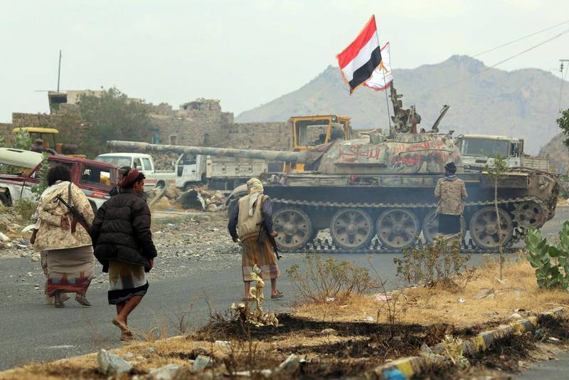 As fighting rages in Yemen's third city of Taez, where Yemeni fighters loyal to exiled president Abdrabu Mansur Hadi (shown here on December 19, 2016) are fighting Shiite Houthi rebels, children have become more vulnerable to exploitation and harrassment in the country. Ahmad Al Basha / AP Photo 