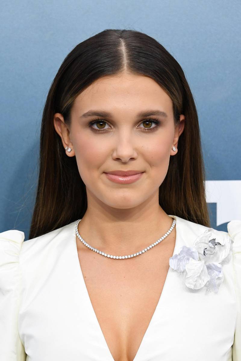 LOS ANGELES, CALIFORNIA - JANUARY 19: Millie Bobby Brown attends the 26th Annual Screen Actors Guild Awards at The Shrine Auditorium on January 19, 2020 in Los Angeles, California.   Jon Kopaloff/Getty Images/AFP
