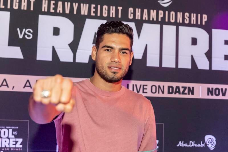 Gilberto Ramirez attends the launch party.
