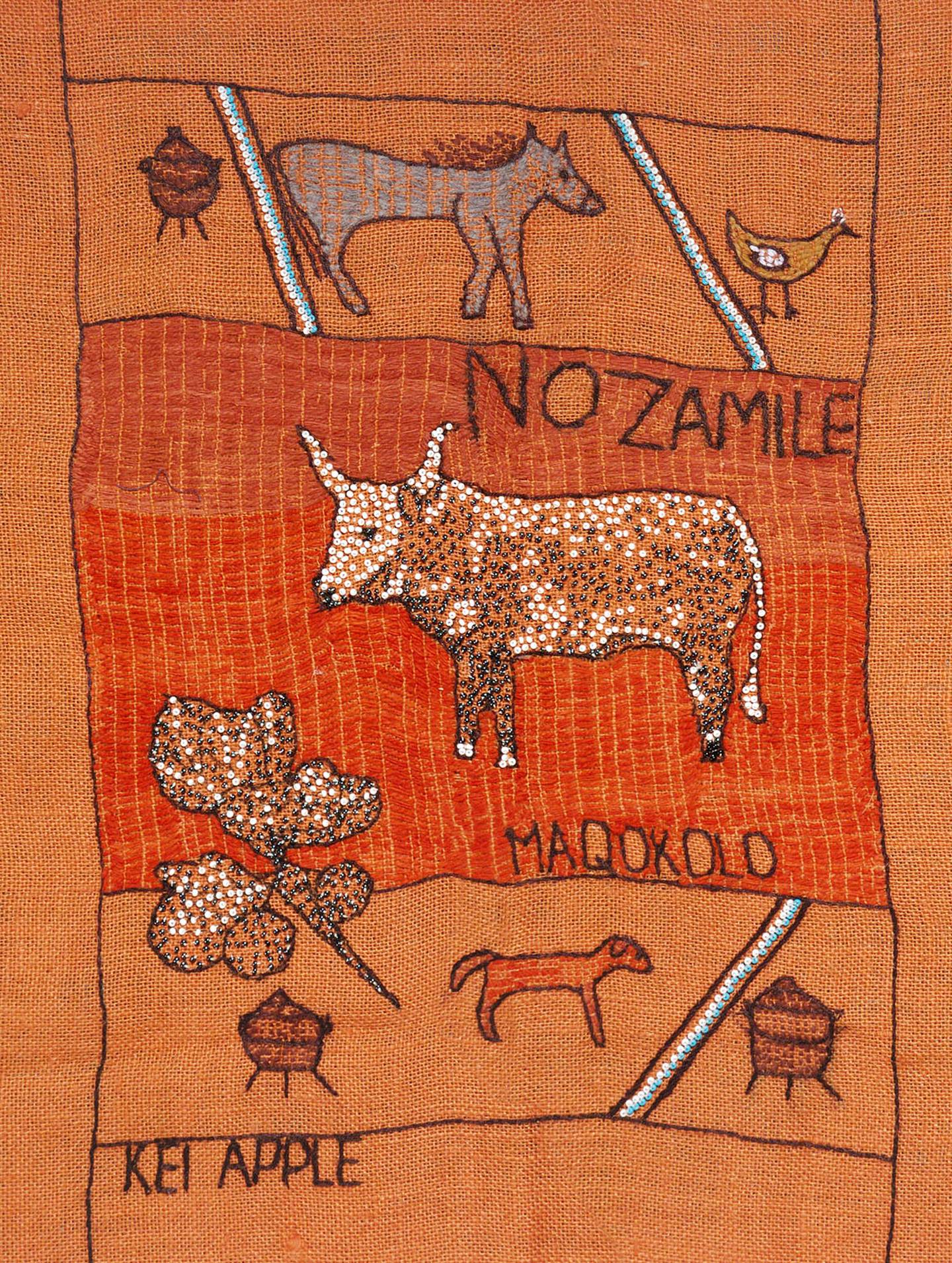 A section of the Keiskamma Tapestry. Photo: Keiskamma Trust