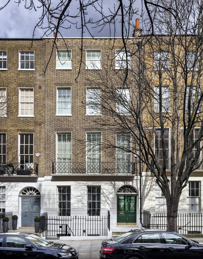 The six bedroom Georgian townhouse can be rented for £3,750 per week. Courtesy CBRE