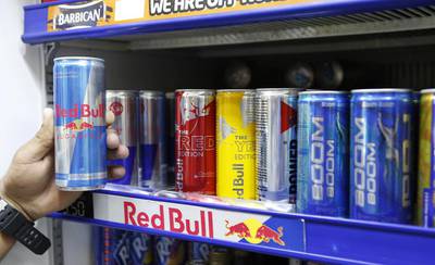 Energy drinks will be one of several products subject to excise tax. Ravindranath K / The National