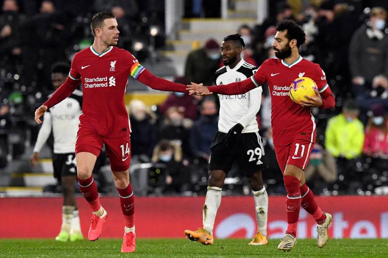 Mohamed Salah - 6: The Egyptian showed flashes of threat but was starved of the ball by a compact and organised defence. Not the greatest penalty but the striker has the knack of scoring from the spot. Taken off for Origi with eight minutes left. AP
