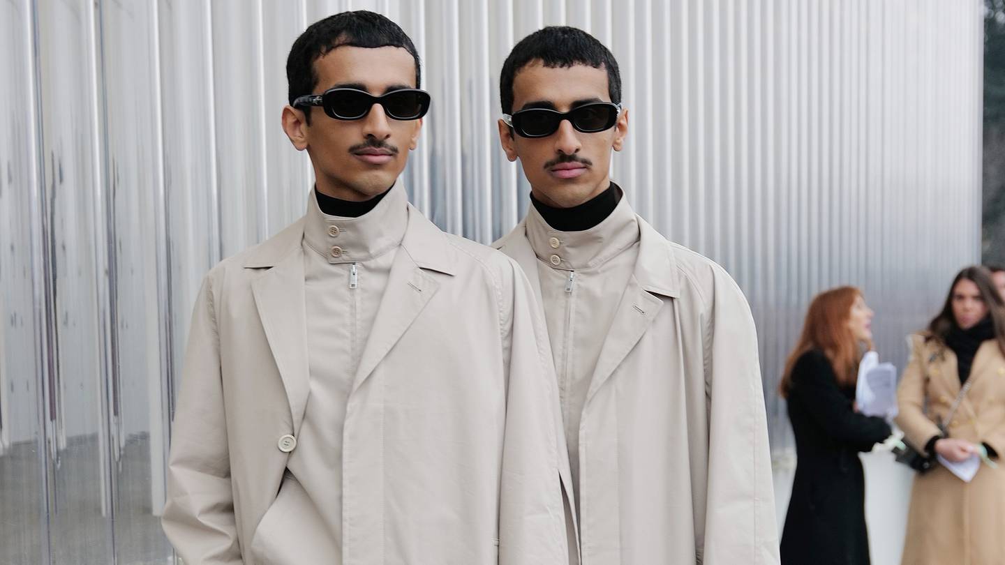 Emirati Hadban twins take over Milan Men’s Fashion Week