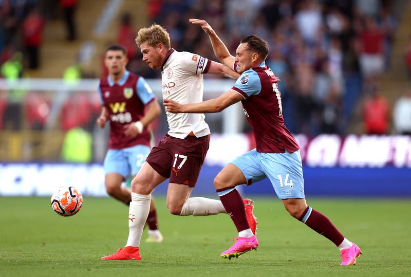 Kevin De Bruyne - 6. Got close to setting Haaland up for his second goal in the 11th minute, but the Norwegian failed to keep his effort on target. Picked up an injury which forced him off halfway through the first half. Getty