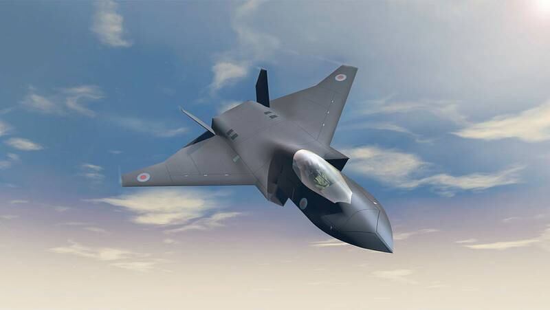 A rendering of the Tempest fighter jet, which will is expected to be in operation by 2035. Photo: UK Ministry of Defence