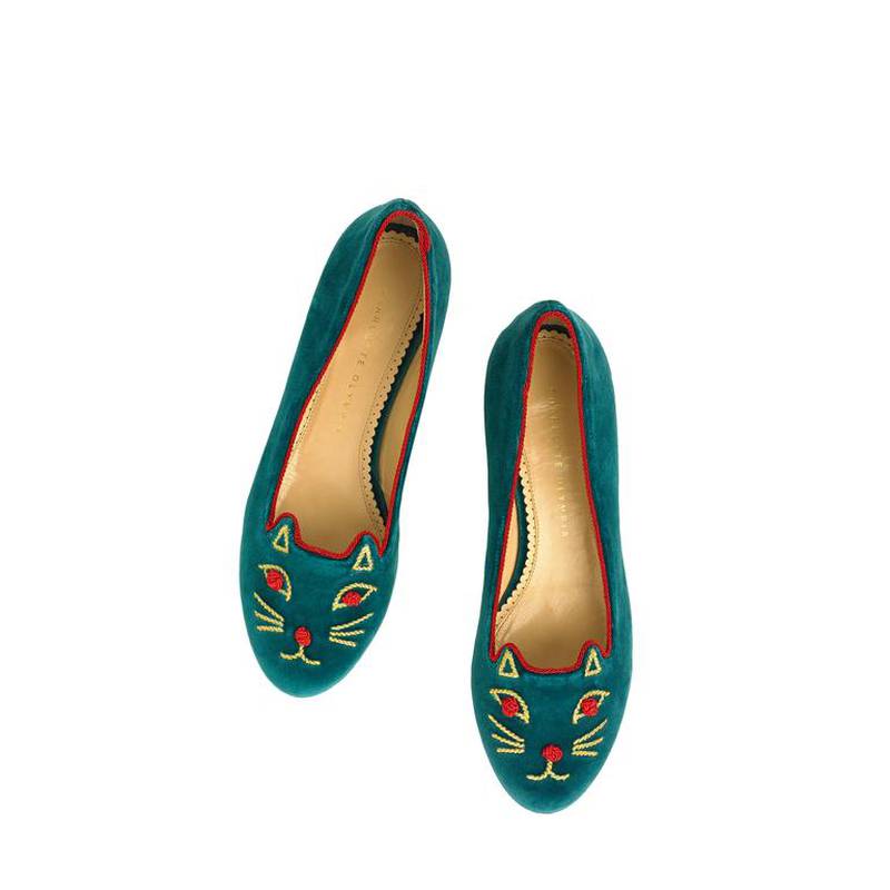 The Kitty flats will be one of the collections available in the new store (Courtesy: Charlotte Olympia)