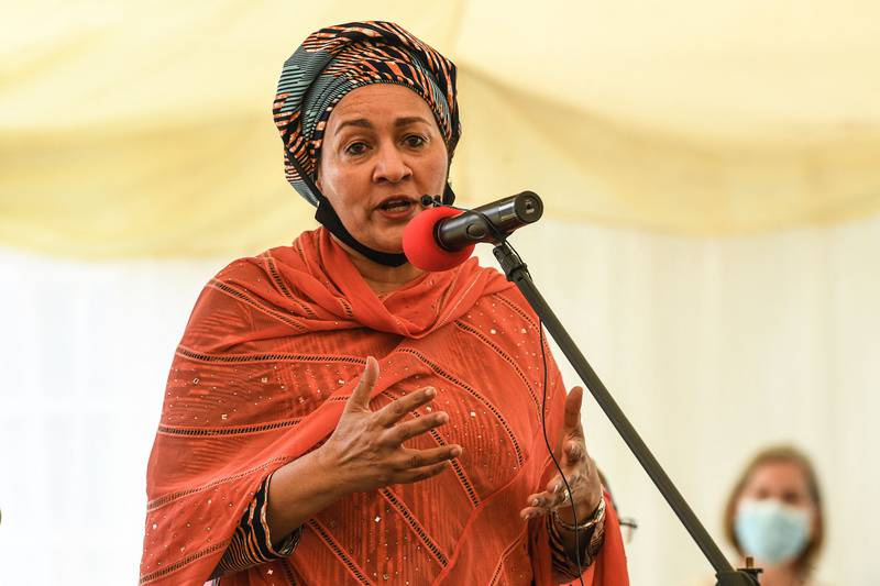 Deputy Secretary General of the United Nations, Amina Mohammed, travelled to Kabul for talks with the Taliban. AFP
