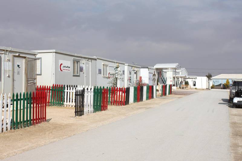 The UAE-Jordan-run Mrajeeb Al Fhood camp was set up by the Red Crescent Authority in April 2013. Photo: MKS Jewellery