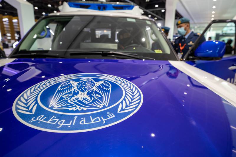 Abu Dhabi Police smart Police Car.