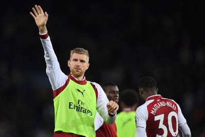 Per Mertesacker (Arsenal): Wenger's Emirates Stadium send-off was almost trumped by World Cup winner Mertesacker. Introduced as a second-half substitute against Burnley on Sunday, the 33-year-old former Germany international was given a rapturous reception. After seven seasons with the Gunners, he is set to become head of the club's academy. Shaun Botterill / Getty Images