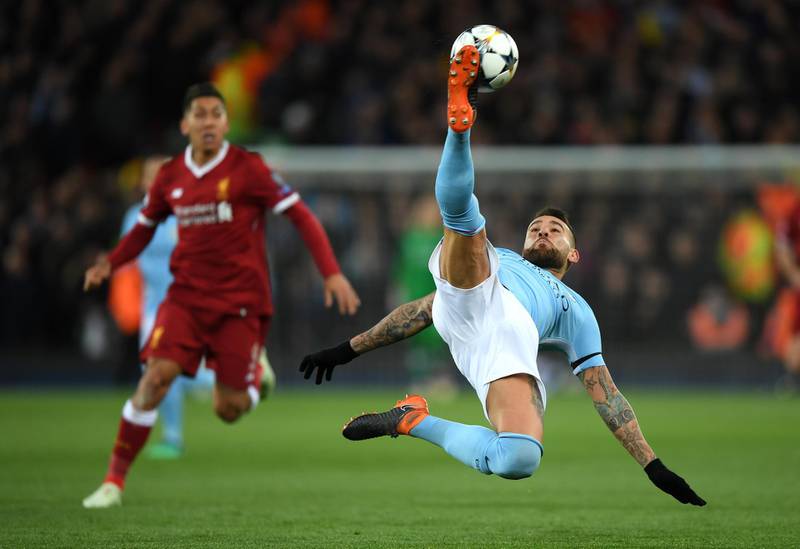 Nicolas Otamendi of Manchester City. Shaun Botterill/Getty Images