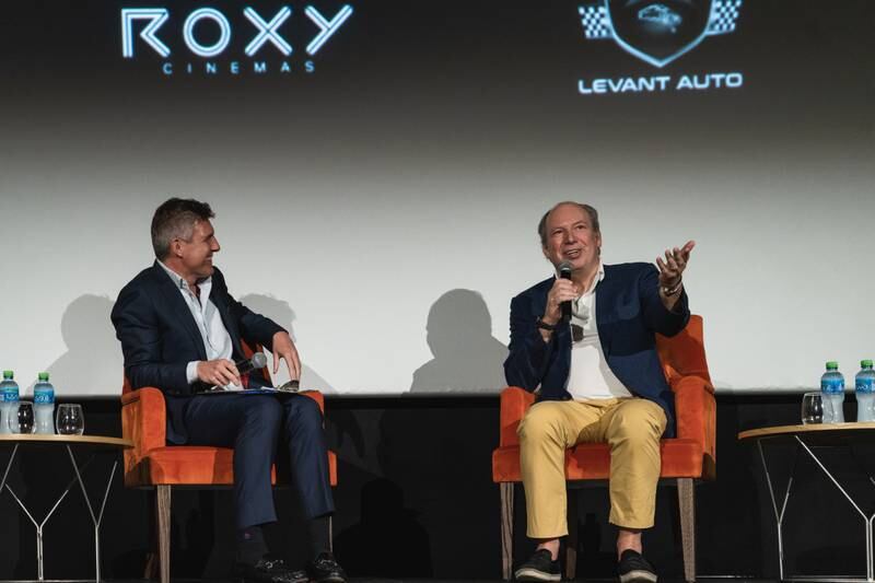 Zimmer took part in a press conference at Roxy Cinemas in Dubai Hills Mall, sharing insights about his composition process behind works such as Gladiator and The Lion King