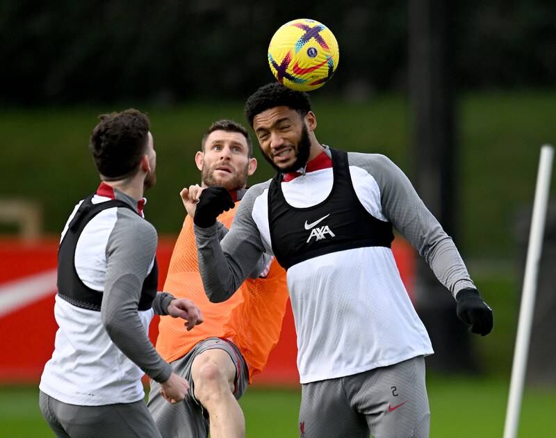 James Milner, Joe Gomez and Andy Robertson will be wanting an improvement on recent results