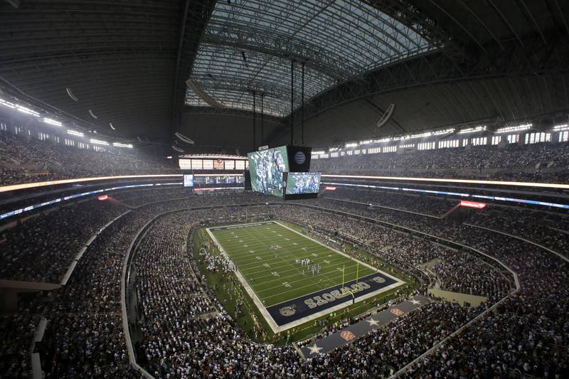 The AT&T Stadium in Texas is one of the 11 venues in US that will host the 2026 Fifa World Cup. AP