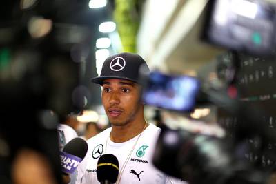 With a win on Sunday, Lewis Hamilton can land another big psychological blow on his Mercedes teammate and title rival Nico Rosberg, who is 17 points adrift with 100 still to be won from the last three races.  Clive Mason/Getty Images