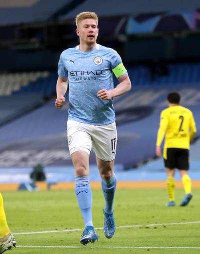 De Bruyne will stay at the Etihad until 2025. PA