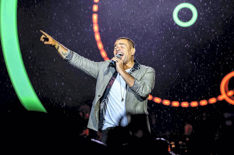 Egypt's Amr Diab is one of the Arab world's most popular singers. Picture by Akl Yazbeck