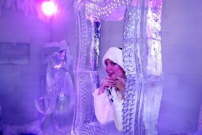 Ice Bar at The London Project on Bluewaters, Dubai. Chris Whiteoak / The National