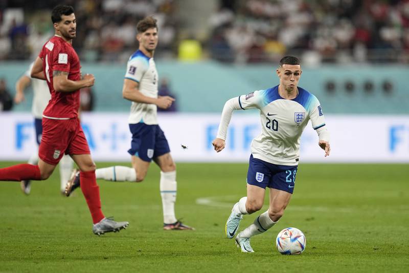 Phil Foden (On for Mount 70’) 7: Busy around the Iran area as England pushed for a sixth goal. AP