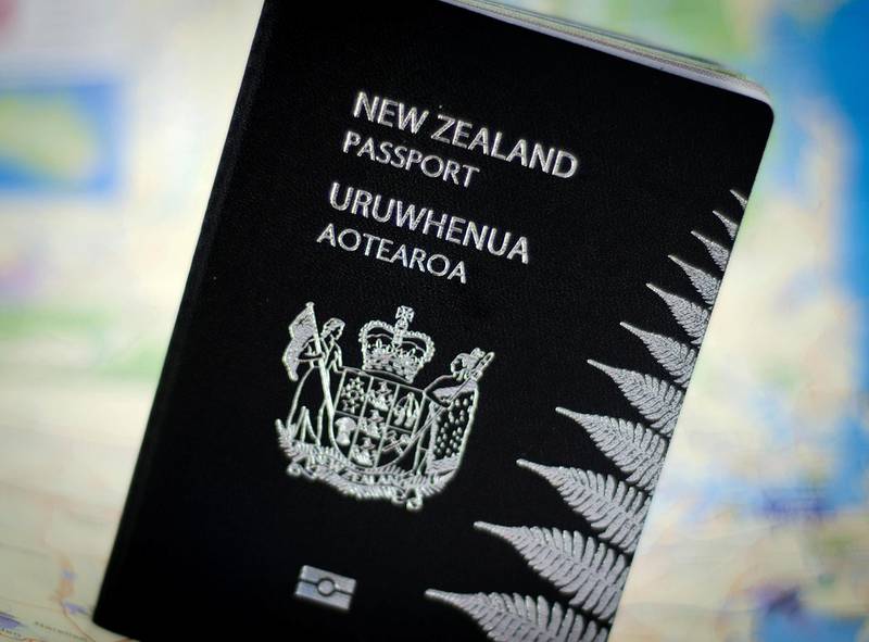 KX2H0D New Zealand passport