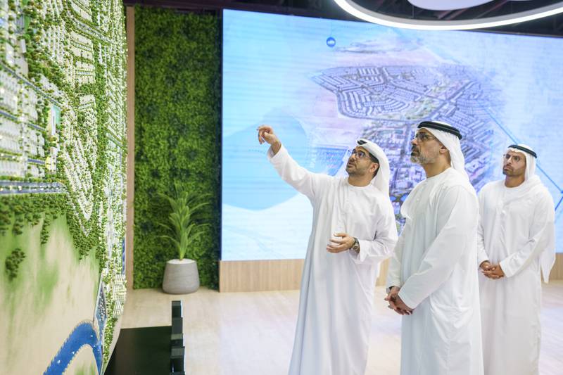Balghaiylam, a new residential development north-east of Yas Island, will enhance family stability and community well-being in the emirate. Photo: Abu Dhabi Media Office