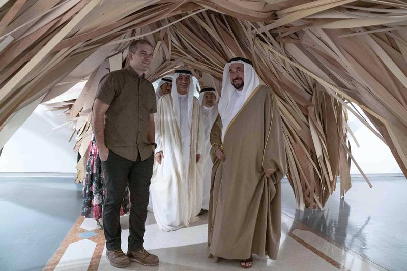 Dr. Sheikh Sultan bin Muhammad Al Qasimi, Supreme Council Member and Ruler of Sharjah, today inaugurated the 22nd edition of Sharjah Islamic Arts Festival, under the theme, ‘Prospect’ organised by the Cultural Affairs Department at the Sharjah Department of Culture, at the Sharjah Art Museum. WAM