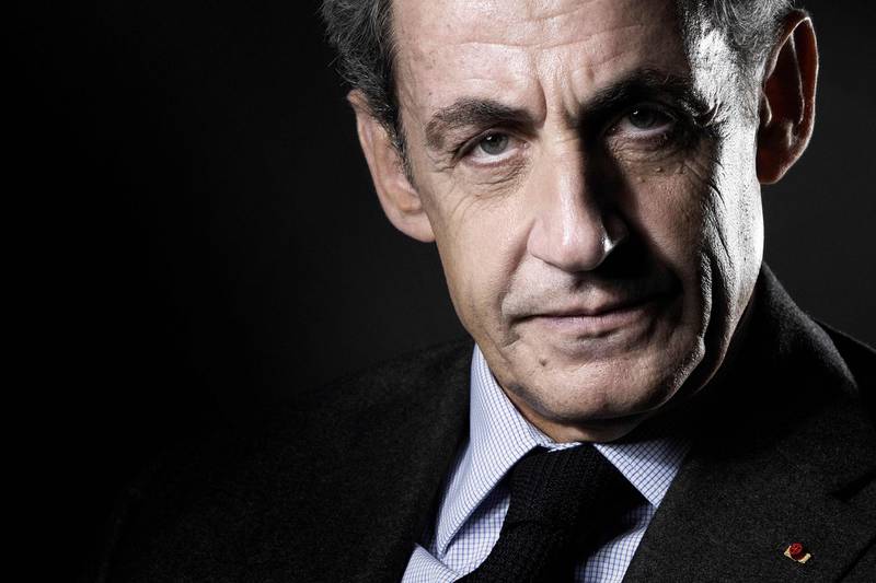 (FILES) In this file photograph taken on October 18, 2016, former French President and then candidate for the right-wing Les Republicains (LR) party primaries ahead of the 2017 presidential election Nicolas Sarkozy, poses during a studio photo session in Paris. French ex-president Nicolas Sarkozy has been indicted for "criminal association" over the Libyan campaign financing, prosecutors announced on October 16, 2020. / AFP / JOEL SAGET
