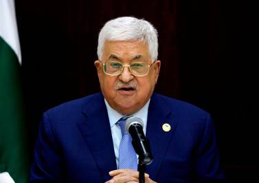 Palestinian president Mahmoud Abbas said in September he would issue a decree to hold Palestinian elections, but offered no voting date. AFP