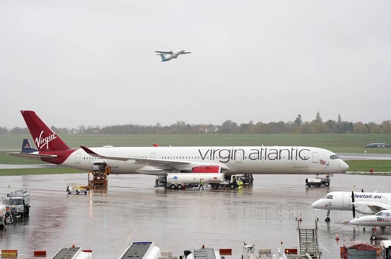 The investigation found Virgin Atlantic flew 'a significant number' of flights that breached the ban between September 2020 and September 2021. PA