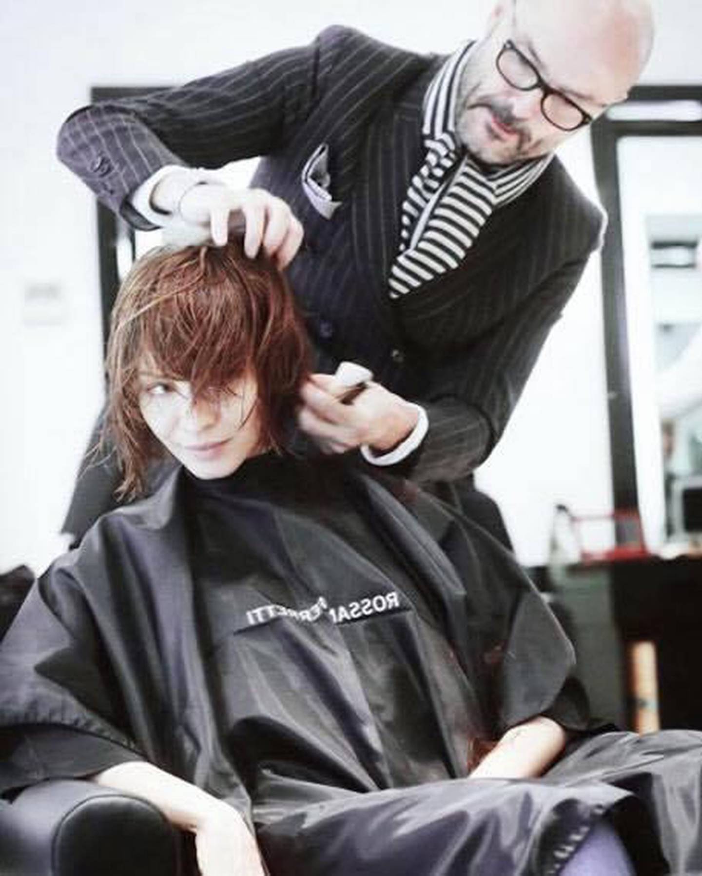 Ferretti respects the natural movement of the hair