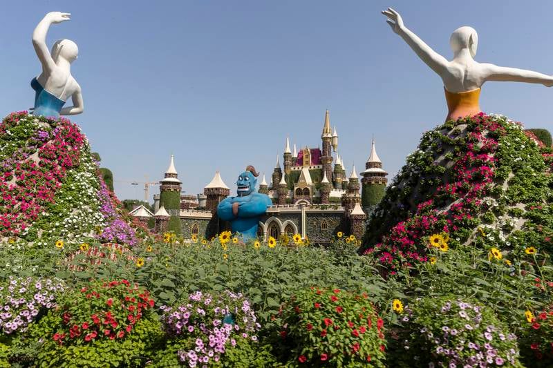 Dubai Miracle Garden has reopened to visitors for the winter season. All Photos: Antonie Robertson / The National
