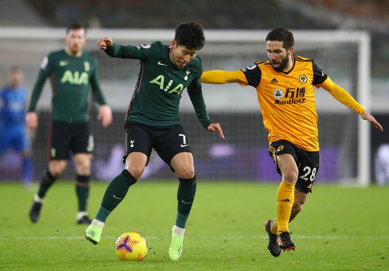 Heung-min Son - 6, Was marshalled by the Wolves defence well and looked very quiet by his standards. AP