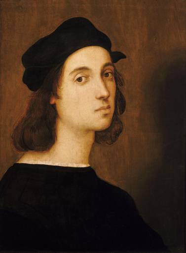 Self-portrait of Raphael at the age of 23