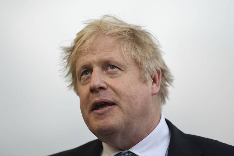 British Prime Minister Boris Johnson has been sent a questionnaire by police asking if he attended parties in Downing Street during lockdown. Photo: AP