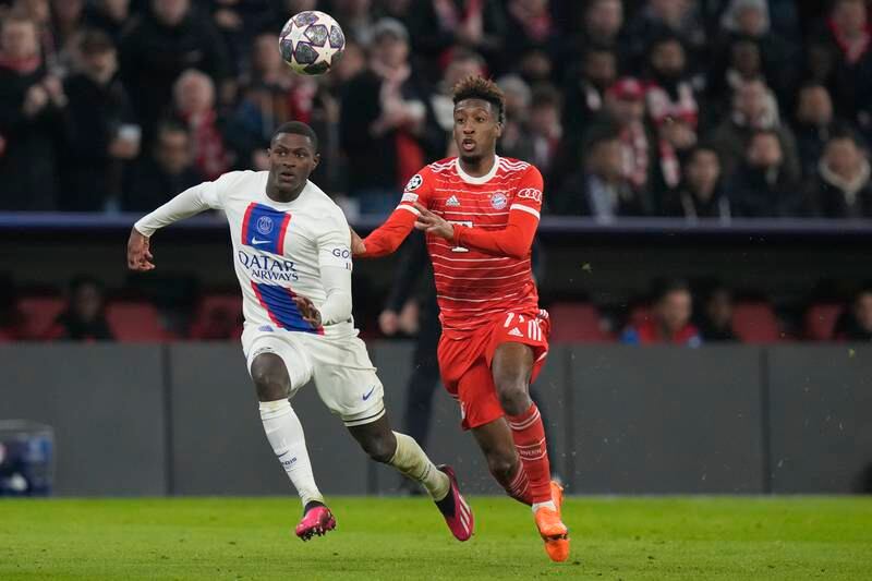 Kingsley Coman 6: Scored only goal of first leg and the Champions League final winner against PSG back in 2020 - but was well contained by Nunez at the Alliaz Arena here. AP